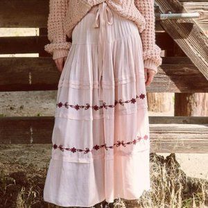 THE GREAT The Western Pastoral Skirt - Size 3/L/XL